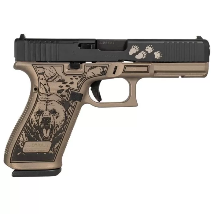 Glock V-Series Model 20 "Bear" 10mm Auto (3) 15rd Mags, 4.61" Ported Barrel US Made - UV2050203MOS MODPTBEAR Glock V-Series Model 20 "Bear" 10mm Auto (3) 15rd Mags, 4.61" Ported Barrel US Made - UV2050203MOS MODPTBEAR