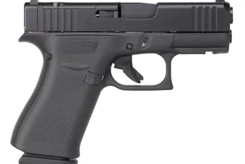 Glock UX4350203FRMOS G43X MOS 9mm Luger 15+1 3.41" Black GMB Barrel, Black Steel Serrated w/Optic Slide, Black Polymer Frame w/Accessory Rail, Ambidextrous, USA Made