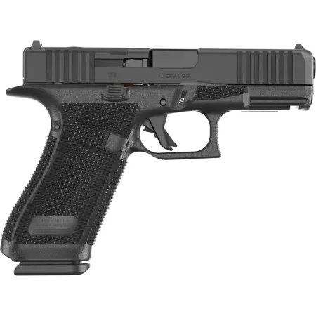Glock U64550201 G45 Gen6 Crossover Frame 9mm Luger 10+1 4.02" Black GMB Barrel, Black nDLC Steel Optic Ready/Serrated Slide, Black Polymer Frame w/Accessory Rail, Interchangeable Backstrap Grip, Ambid