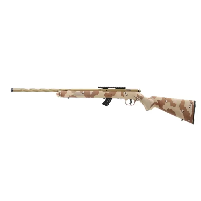 Savage Arms Mark II FV-SR .22 LR Desert Storm Chocolate Chip Savage Arms Mark II FV-SR .22 LR Desert Storm Chocolate Chip
