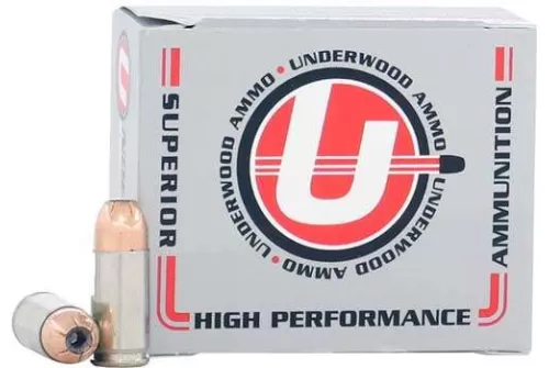 UNDERWOOD 38 SUPER +P 124GR JHP 20RD 10BX/CS