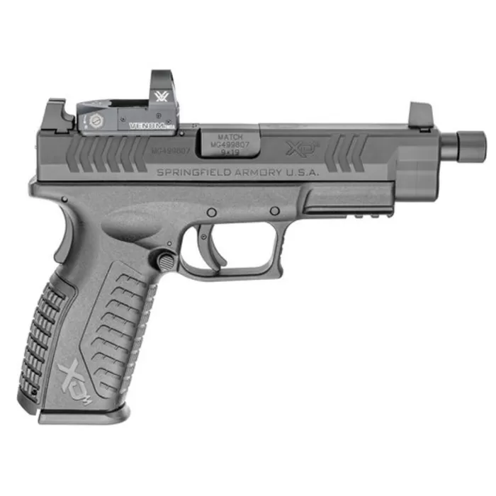 Springfield Armory XD-M OSP with Threaded Barrel With Vortex Venom 9mm Luger 4.5in Black Pistol - 19+1 Rounds Springfield Armory XD-M OSP with Threaded Barrel With Vortex Venom 9mm Luger 4.5in Black Pistol - 19+1 Rounds
