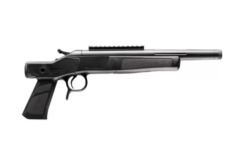 CVA CP801 Scout XP 223 Rem 1rd 11.50" Matte Stainless Steel Fluted Threaded Barrel, Picatinny Rail, Graphite Black XP Pistol Grip