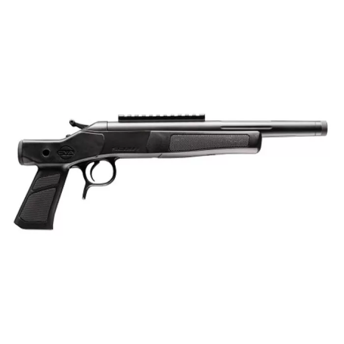 CVA CP801 Scout XP 223 Rem 1rd 11.50" Matte Stainless Steel Fluted Threaded Barrel, Picatinny Rail, Graphite Black XP Pistol Grip