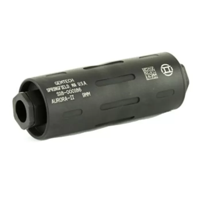 Gemtech, Aurora II, Pistol Suppressor, 9MM Gemtech, Aurora II, Pistol Suppressor, 9MM
