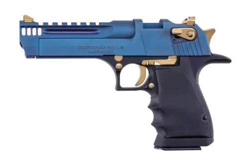 Magnum Research  DESERT EAGLE .357 Mag, 8 rnd - Black/CARBO BLUE [MPN:ZDE357L5CBG]