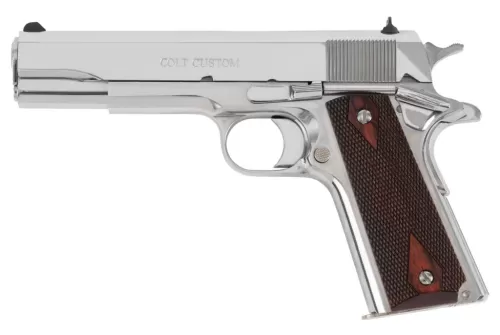 Colt 1911 Classic Shooter's Model .38 Super Bright Stainless Pistol