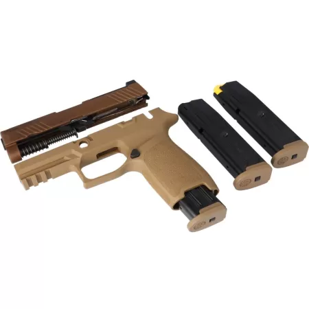 SIG Sauer P320 M18 Caliber X-Change Kit 9mm Coyote Tan Pistol