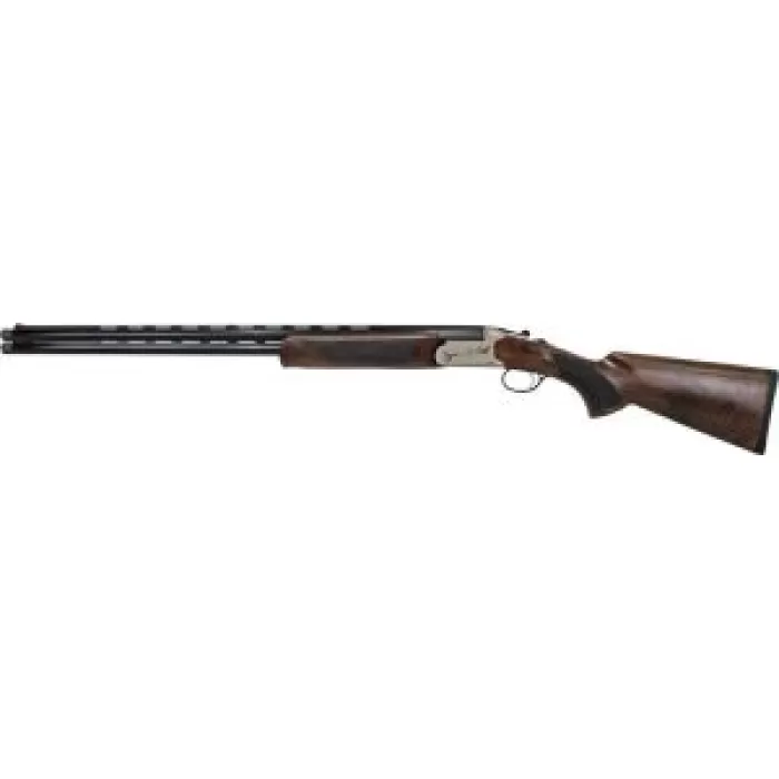 Iver Johnson IJ600 20 Gauge 28" 2Rd Silver/Walnut O/U Break Action Shotgun Iver Johnson IJ600 20 Gauge 28" 2Rd Silver/Walnut O/U Break Action Shotgun