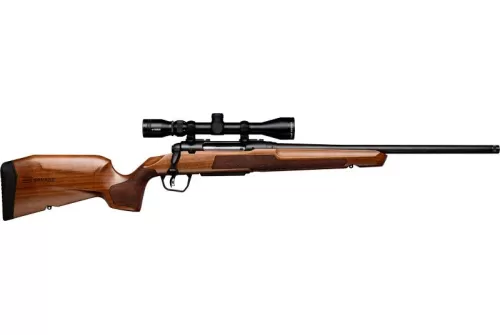Savage Arms Axis II XP Hardwood Stock .22-250 Remington Black/H hardwood Rifle w/ 3-9x40 Scope