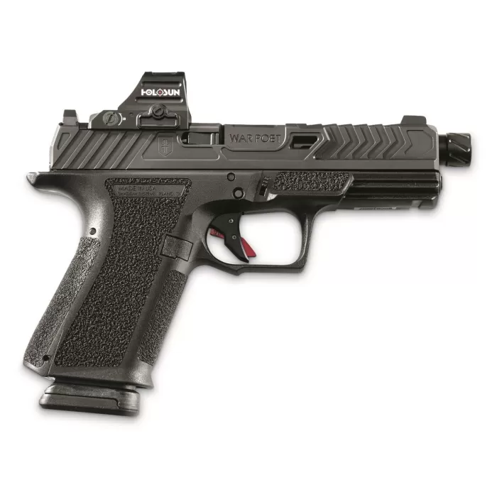 SHADOW SYSTEMS War Poet 9mm 4.5in 15+1rd Black MR920 Holosun 507C Pistol (SS-1074) SHADOW SYSTEMS War Poet 9mm 4.5in 15+1rd Black MR920 Holosun 507C Pistol (SS-1074)