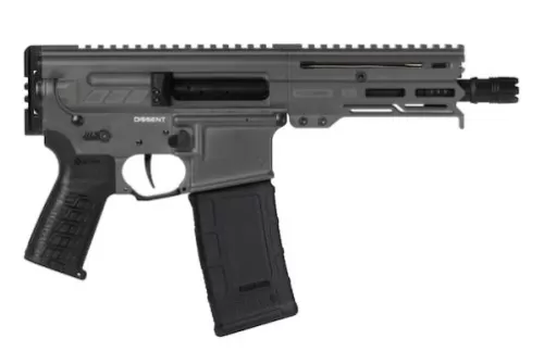 CMMG Dissent Braced 5.56 NATO Tungsten Pistol
