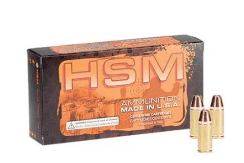 HSM Self-Defense Handgun Ammunition .32 H&R 100gr JHP 1150 fps 50/ct