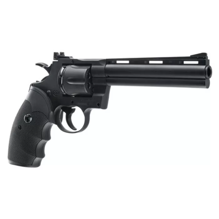 RWS/Umarex Colt Python BB Gun Revolver CO2 177 BB 10rd Black Frame Black Polymer Grip RWS/Umarex Colt Python BB Gun Revolver CO2 177 BB 10rd Black Frame Black Polymer Grip