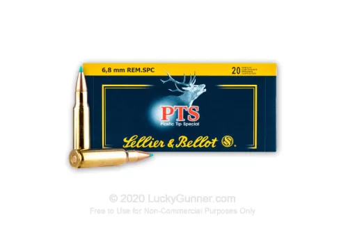 Sellier & Bellot - 6.8mm Rem SPC - 110 Grain - PTS - 600 Rounds