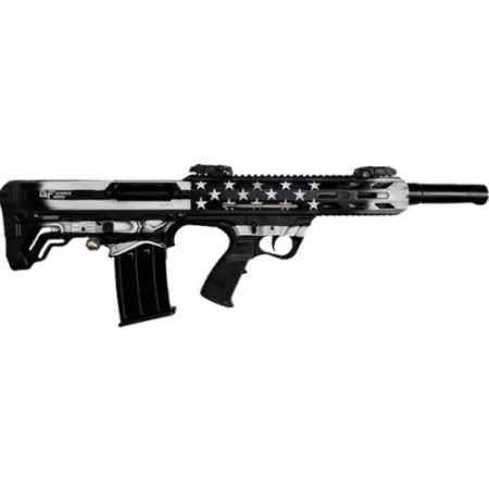 G-Force Arms GFY-1 Bullpup Shotgun 12ga 18.5 in. USA Black and White 5rd - 5 Rounds, 20