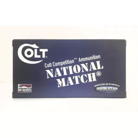 Doubletap 38 Spc Colt Nat Match 125Gr Fmj-Fp 50/Bx 38SP125FMJCT