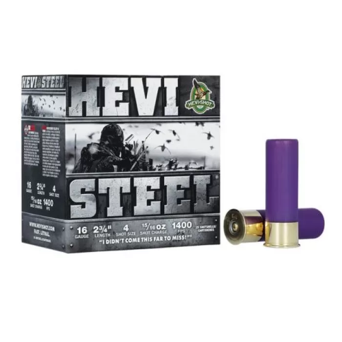 HEVI-Shot HEVI-Steel Shotshell 16ga 2-3/4 HEVI-Shot HEVI-Steel Shotshell 16ga 2-3/4