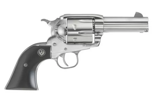 Ruger Vaquero Shorty Pack Gun .44 Magnum/44 Spec, 3.75" Barrel, Stainless Steel Frame, Wood Grip, 6 Shot
