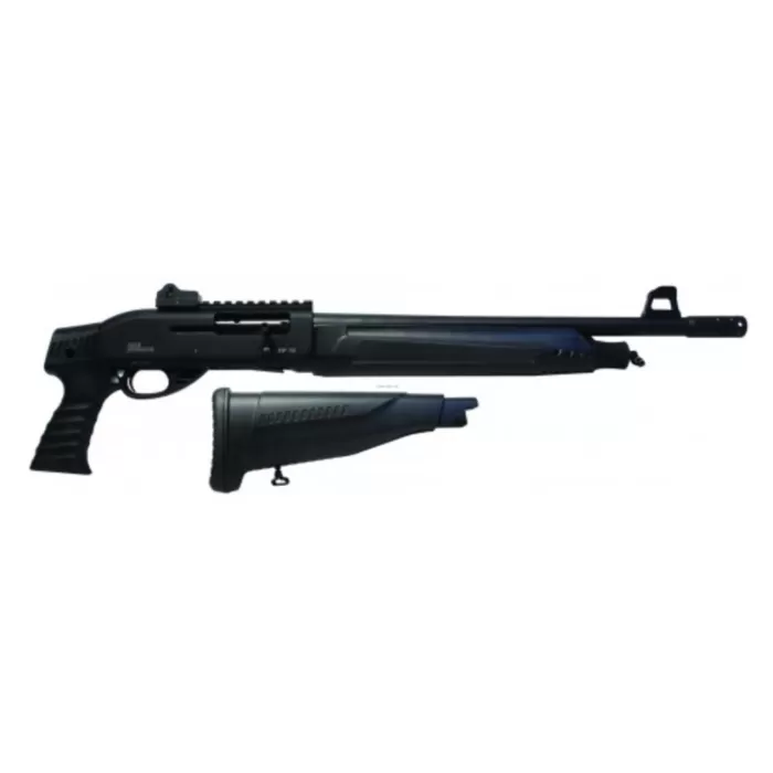Iver Johnson Auto Hp18 12ga 3" - 18.5" Cyl Black 2pc Pg Stock Iver Johnson Auto Hp18 12ga 3" - 18.5" Cyl Black 2pc Pg Stock