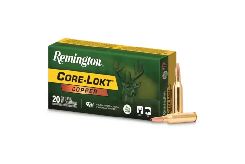 Remington Core-Lokt Copper, .243 Winchester, Copper HP, 85 Grain, 20 Rounds