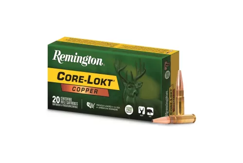 Remington Core-Lokt Copper, 300 BLK, Copper HP, 120 Grain, 20 Rounds