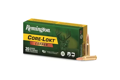 Remington Core-Lokt Copper, .308 Winchester, Copper HP, 150 Grain, 20 Rounds