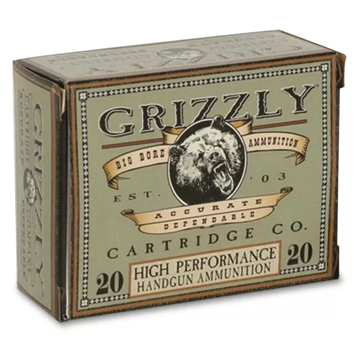 Grizzly Cartridge 41 Magnum 265 Grain Wide Long Nose Gas Check Pistol Ammo, 20 Rounds, GC41M5 Grizzly Cartridge 41 Magnum 265 Grain Wide Long Nose Gas Check Pistol Ammo, 20 Rounds, GC41M5