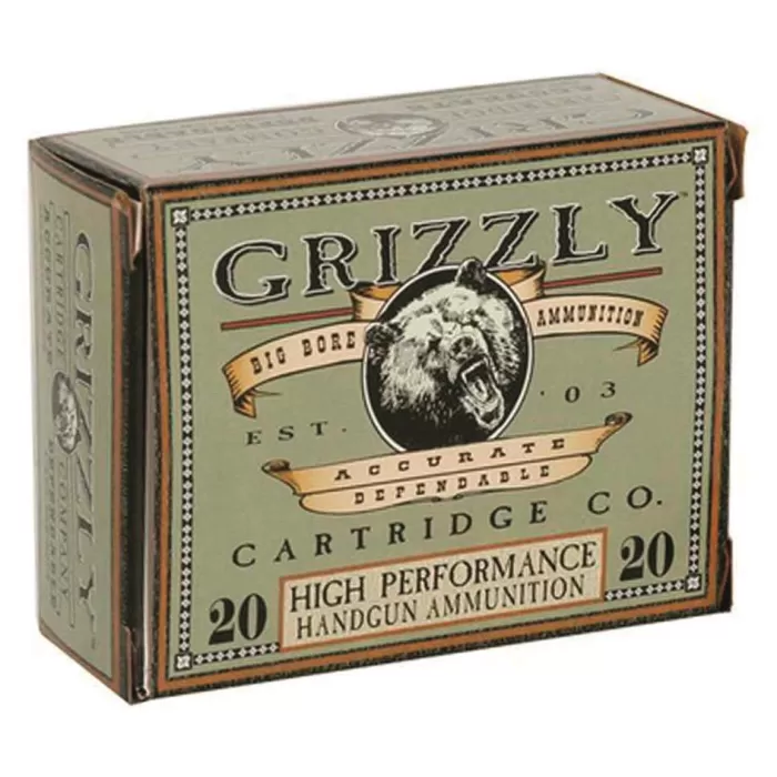 Grizzly Cartridge 460 Smith & Wesson 360 Grain Wide Long Nose Gas Check Pistol Ammo, 20 Rounds, GC46SW14 Grizzly Cartridge 460 Smith & Wesson 360 Grain Wide Long Nose Gas Check Pistol Ammo, 20 Rounds, GC46SW14