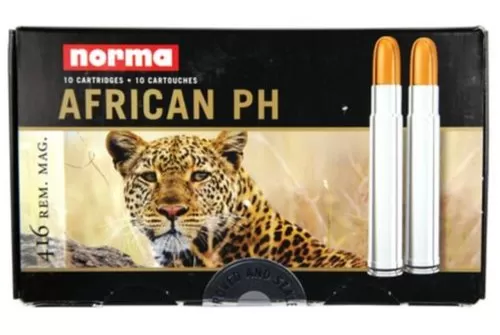 416 Remington Mag RNSN 450 Grain African PH 10 Rounds