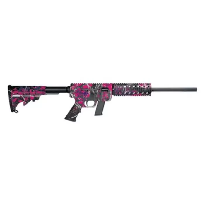 Just Right Carbine 45 ACP 16.25" Threaded Barrel Collapsible Stock Muddy Girl Finish 13 Round Glock Magazine Just Right Carbine 45 ACP 16.25" Threaded Barrel Collapsible Stock Muddy Girl Finish 13 Round Glock Magazine