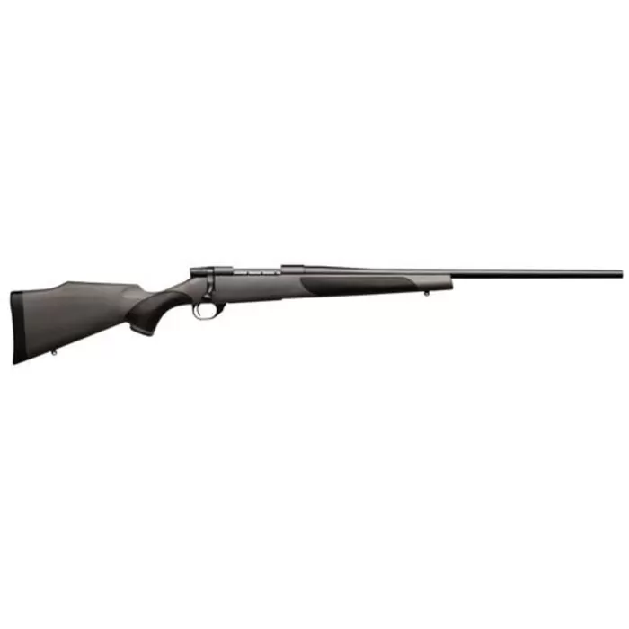 Weatherby Vanguard Synthetic, 6.5-300 Weatherby, 26" Barrel, Black, Gray Synthetic Stock, 3Rd Weatherby Vanguard Synthetic, 6.5-300 Weatherby, 26" Barrel, Black, Gray Synthetic Stock, 3Rd
