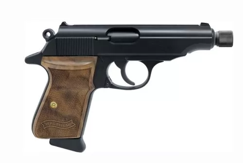 Walther PP Threaded Barrel .32 ACP Black Pistol