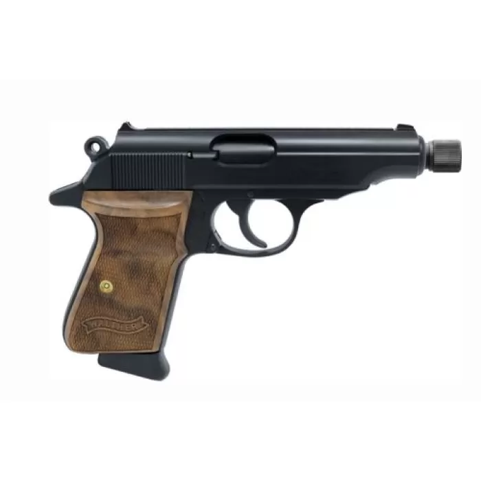 Walther PP Threaded Barrel .32 ACP Black Pistol Walther PP Threaded Barrel .32 ACP Black Pistol