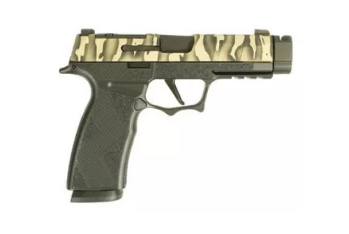 SIG Sauer P365 XMACRO TACOPS 9mm Custom Tiger Stripe Pistol