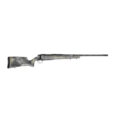 Weatherby 3WAST338WR6B 307 Alpine ST Full Size 338 WBY RPM 4+1 24" Graphite Black Cerakote Spiral Fluted Threaded Barrel, Graphite Black Cerakote Steel Drilled & Tapped Receiver, Gray & Gold Sponge Ac