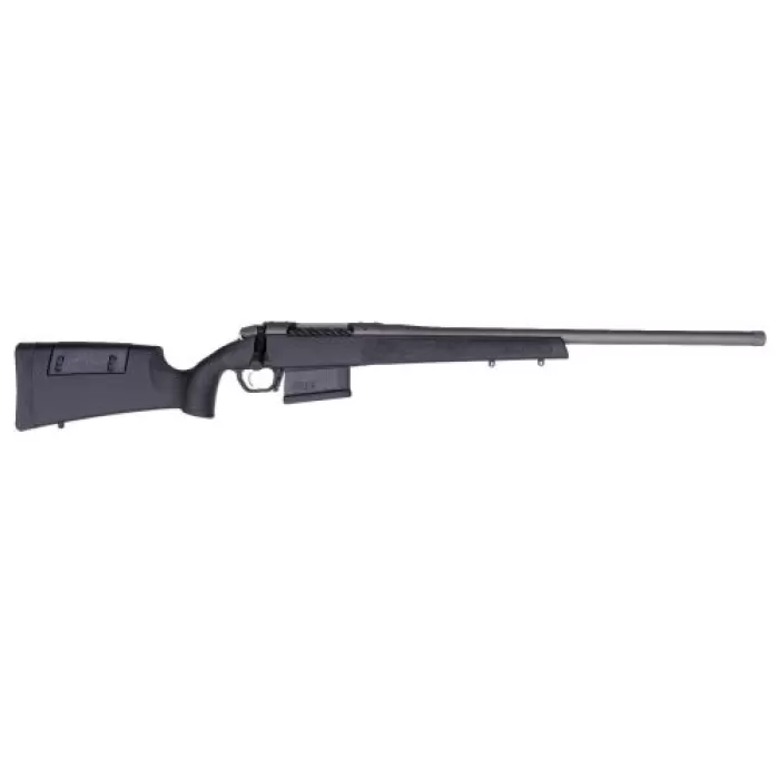 Weatherby 3WR04338WR4T 307 Range SF 338 WBY RPM 5+1 24" Tungsten Cerakote Heavy Threaded Barrel, Tungsten Cerakote Steel Drilled & Tapped Receiver, Black Adj Cheek Piece & LOP Synthetic Stock