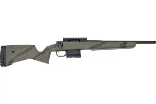 Great Lakes Firearms GLFA 700 Lichen Green Carbon Fiber Stock Fluted Barrel .308 Win Stainless Steel Rifle