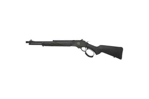 Rossi R95 Black Bear Edition Lever Action Rifle 30-30 Win. 16.5 in Triple Black w/Engraved Stk 5rd