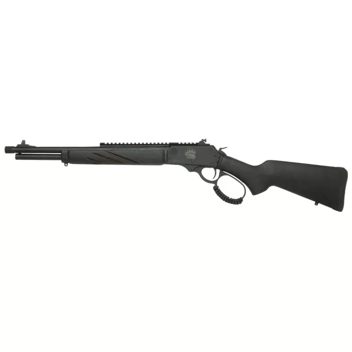 Rossi R95 Black Bear Edition Lever Action Rifle 30-30 Win. 16.5 in Triple Black w/Engraved Stk 5rd Rossi R95 Black Bear Edition Lever Action Rifle 30-30 Win. 16.5 in Triple Black w/Engraved Stk 5rd