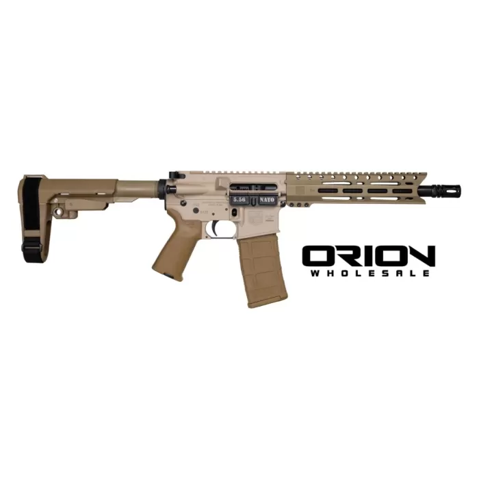 Diamondback Firearms DB15 Pistol SBA3 Brace 5.56 NATO Two Tone McMillan Tan and FDE Diamondback Firearms DB15 Pistol SBA3 Brace 5.56 NATO Two Tone McMillan Tan and FDE