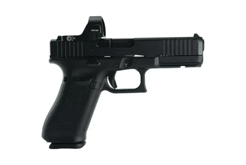 Glock 17 V MOS 9mm Black Pistol w/ Viridian RFX35 Green Dot