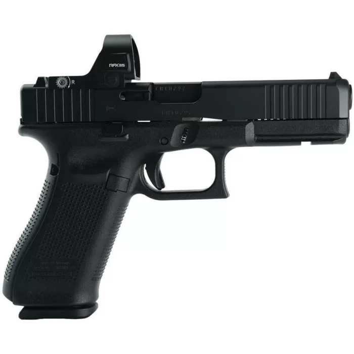 Glock 17 V MOS 9mm Black Pistol w/ Viridian RFX35 Green Dot