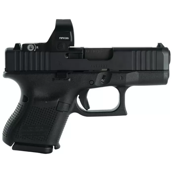 Glock 26 V Compact 9mm Black Pistol w/ Viridian RFX35 Green Dot