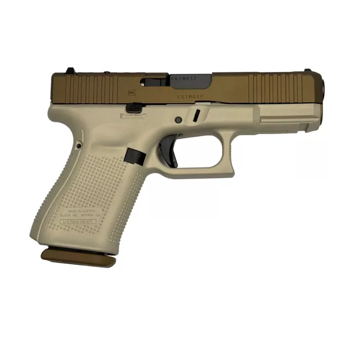 G19 V PORTED 9MM 15RD SHARK COAST TAC NAPPSTIRR CAMFOUR EXCLUSIVE For Glock