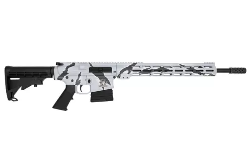 Great Lakes Firearms and Ammunition AR-10 Pursuit Snow Camo .308 Win 18