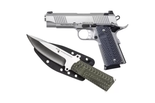 Magnum Research Desert Eagle 1911C 9mm 4.33" 8rds Pistol, Stainless - High-Performance Shooting - DE1911C9SSK