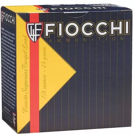 Fiocchi Low Recoil Trainer 12 Gauge 7/8oz 2.75in 8 Shot Shotgun Ammo, 25 Rounds, 1278OZ8