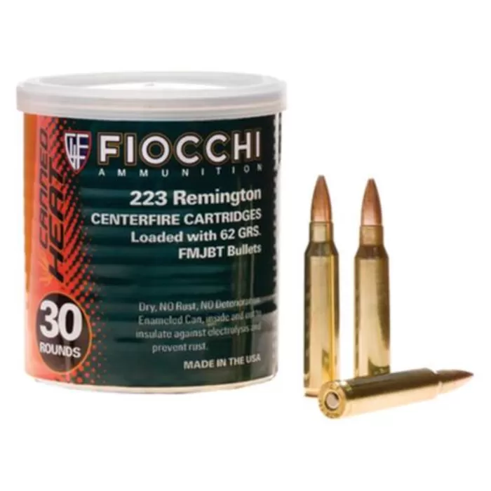 Fiocchi 223Rem 55Gr Fmj Can Heat 30/ Not Tracer 223CA Fiocchi 223Rem 55Gr Fmj Can Heat 30/ Not Tracer 223CA