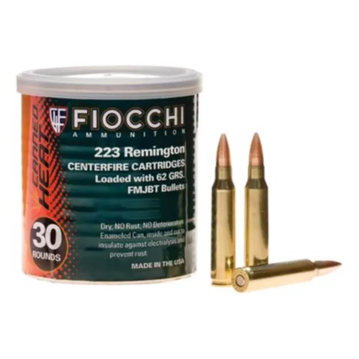 Fiocchi 223Rem 62Gr Fmj Can Heat Non Tracer 30/ 223CC Fiocchi 223Rem 62Gr Fmj Can Heat Non Tracer 30/ 223CC